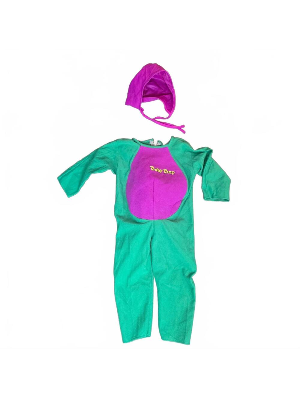 Vintage Barney Baby Bop Jumpsuit Halloween Costume 1-2 Years PBS Kids Nostalgia